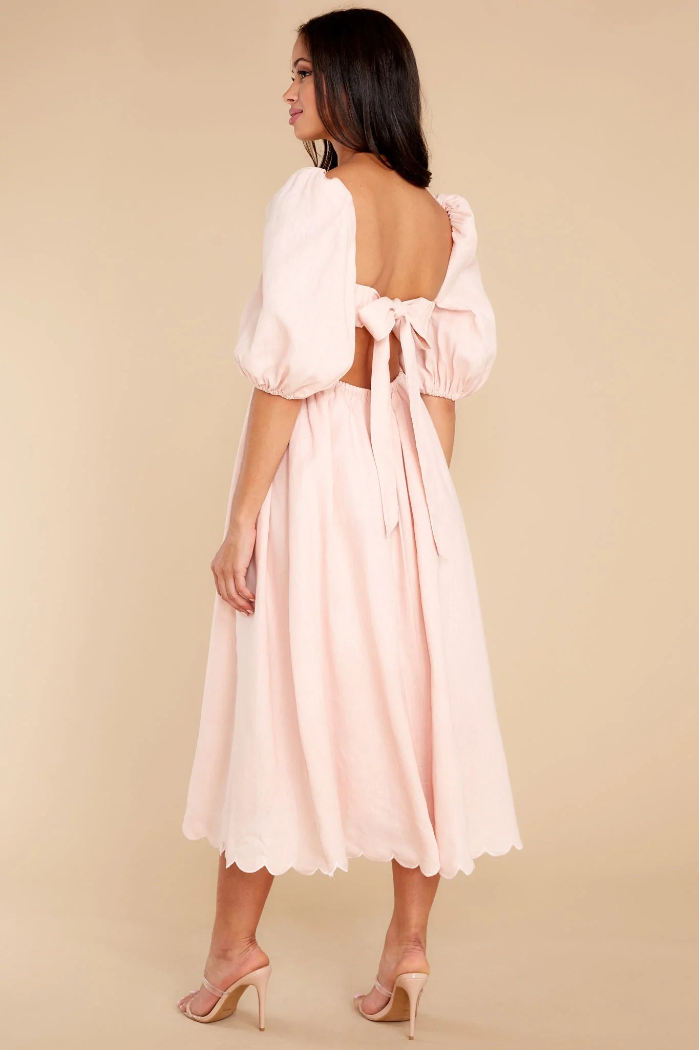 Endless Romance Blush Midi Dress - qrack theme