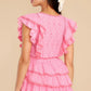 Corelli Hot Pink Cherry Mini Dress - qrack theme