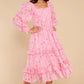 Miri Coral Blaze Midi Dress - qrack theme