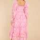 Miri Coral Blaze Midi Dress - qrack theme