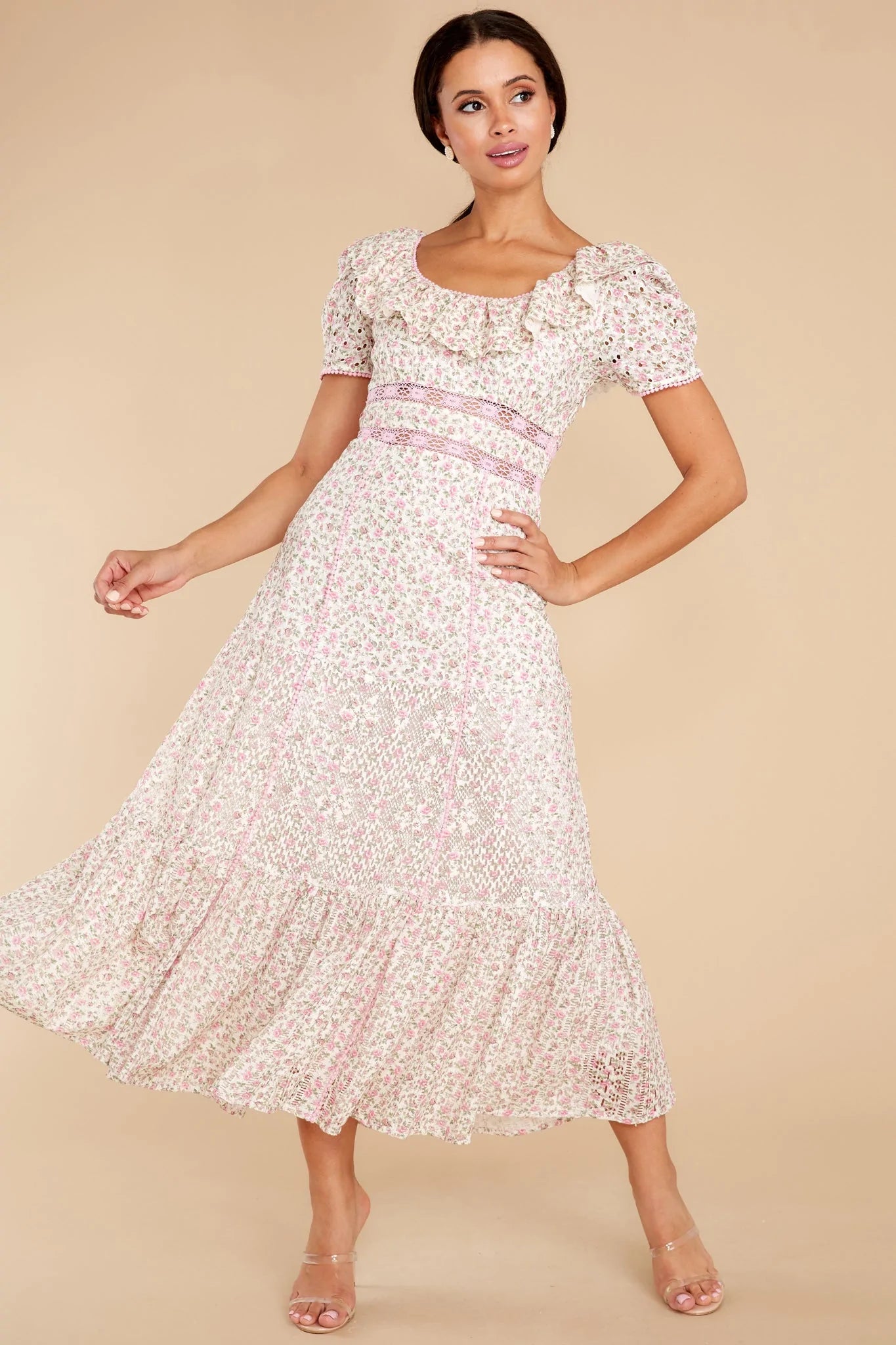 Stassie Petunia Pink Maxi Dress - qrack theme
