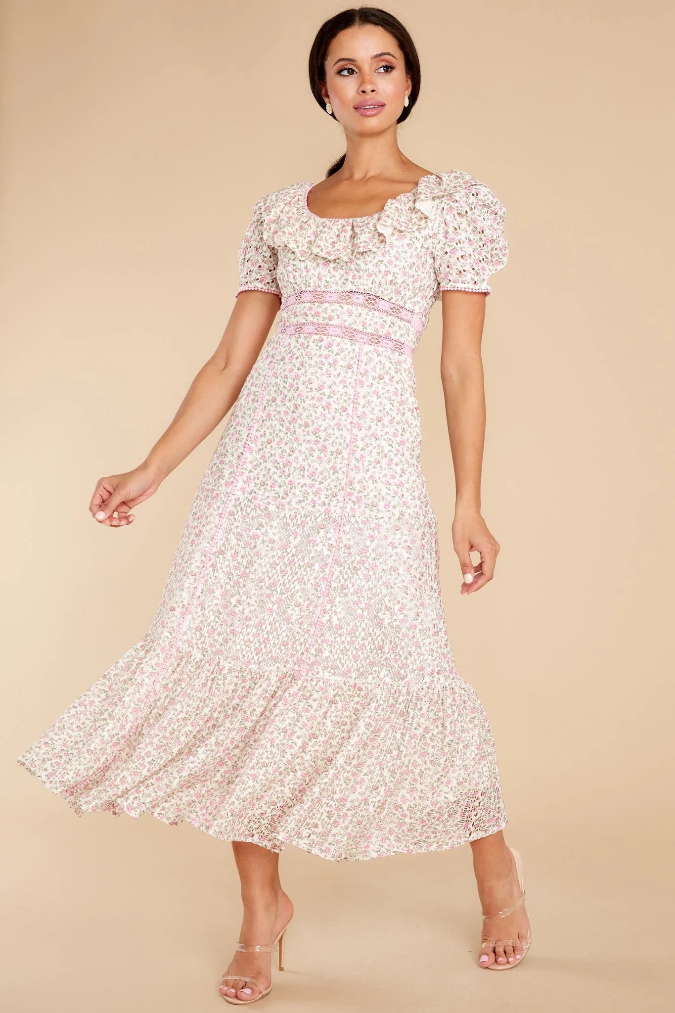 Stassie Petunia Pink Maxi Dress - qrack theme