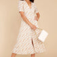 Sweet Ambition Ivory Floral Print Midi Dress - qrack theme