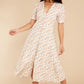 Sweet Ambition Ivory Floral Print Midi Dress - qrack theme