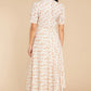 Sweet Ambition Ivory Floral Print Midi Dress - qrack theme
