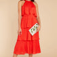 Feeling Groovy Red Midi Dress - qrack theme