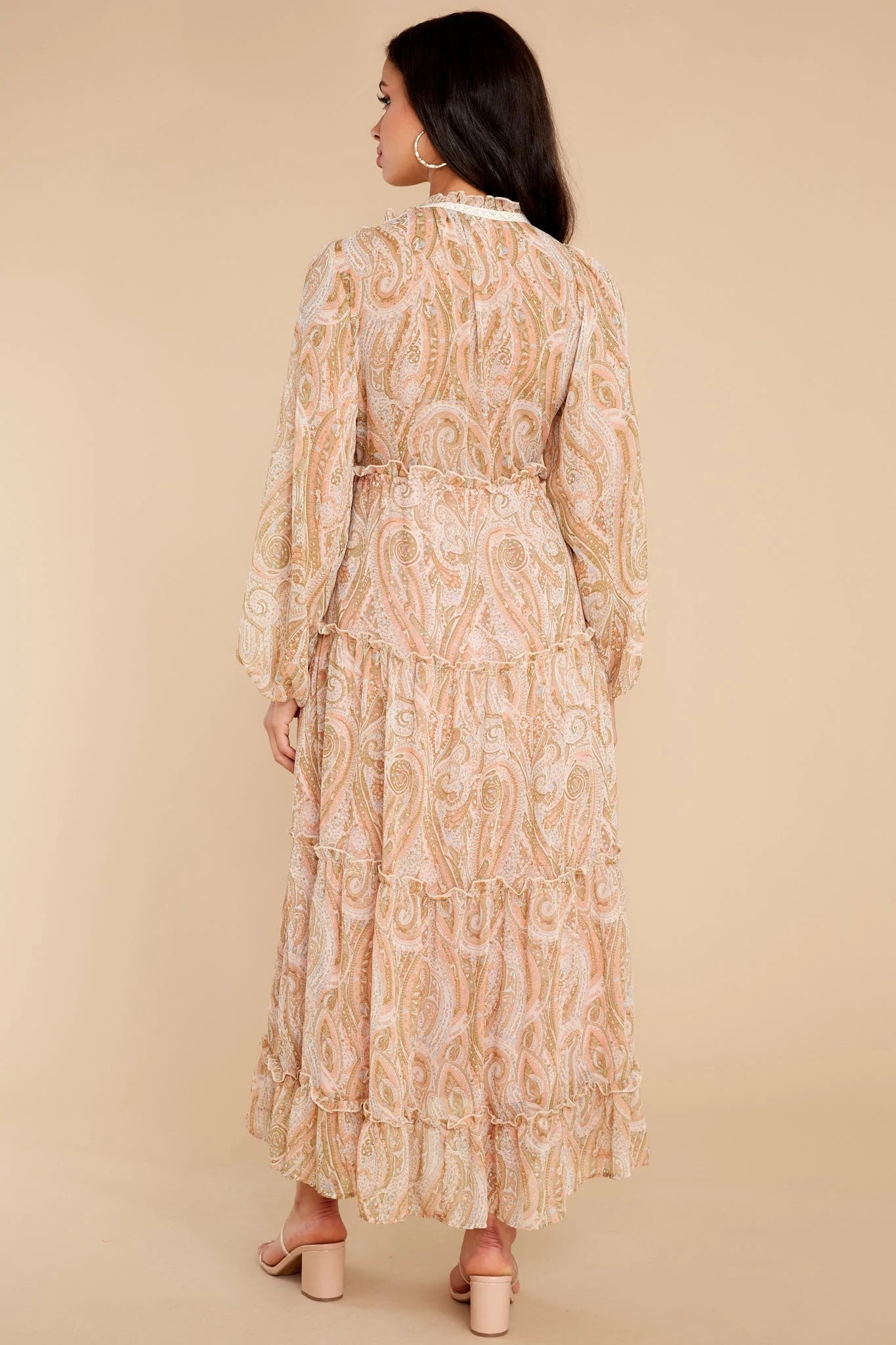 Entirely Yours Brown Multi Print Maxi Dress - qrack theme