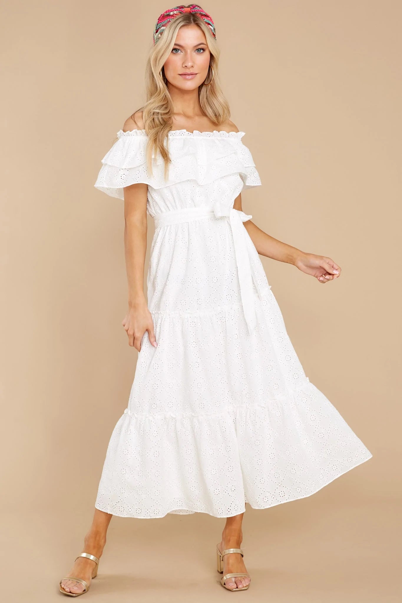 Relaxing Getaway White Maxi Dress - qrack theme