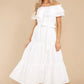 Relaxing Getaway White Maxi Dress - qrack theme