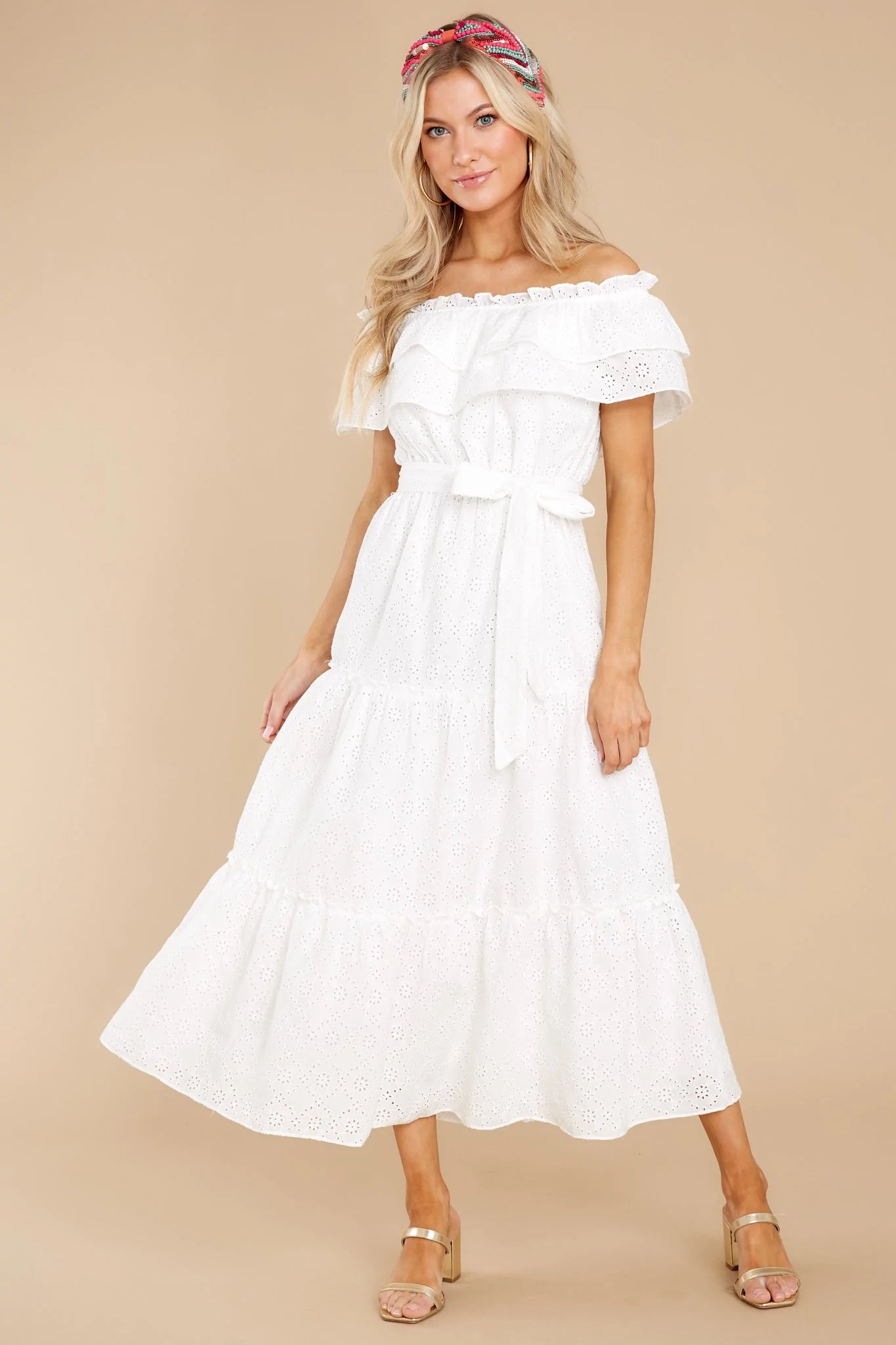 Relaxing Getaway White Maxi Dress - qrack theme