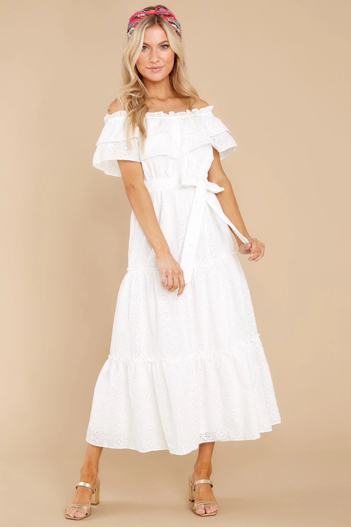 Relaxing Getaway White Maxi Dress - qrack theme