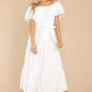 Relaxing Getaway White Maxi Dress - qrack theme