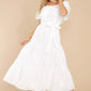 Relaxing Getaway White Maxi Dress - qrack theme