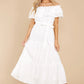 Relaxing Getaway White Maxi Dress - qrack theme