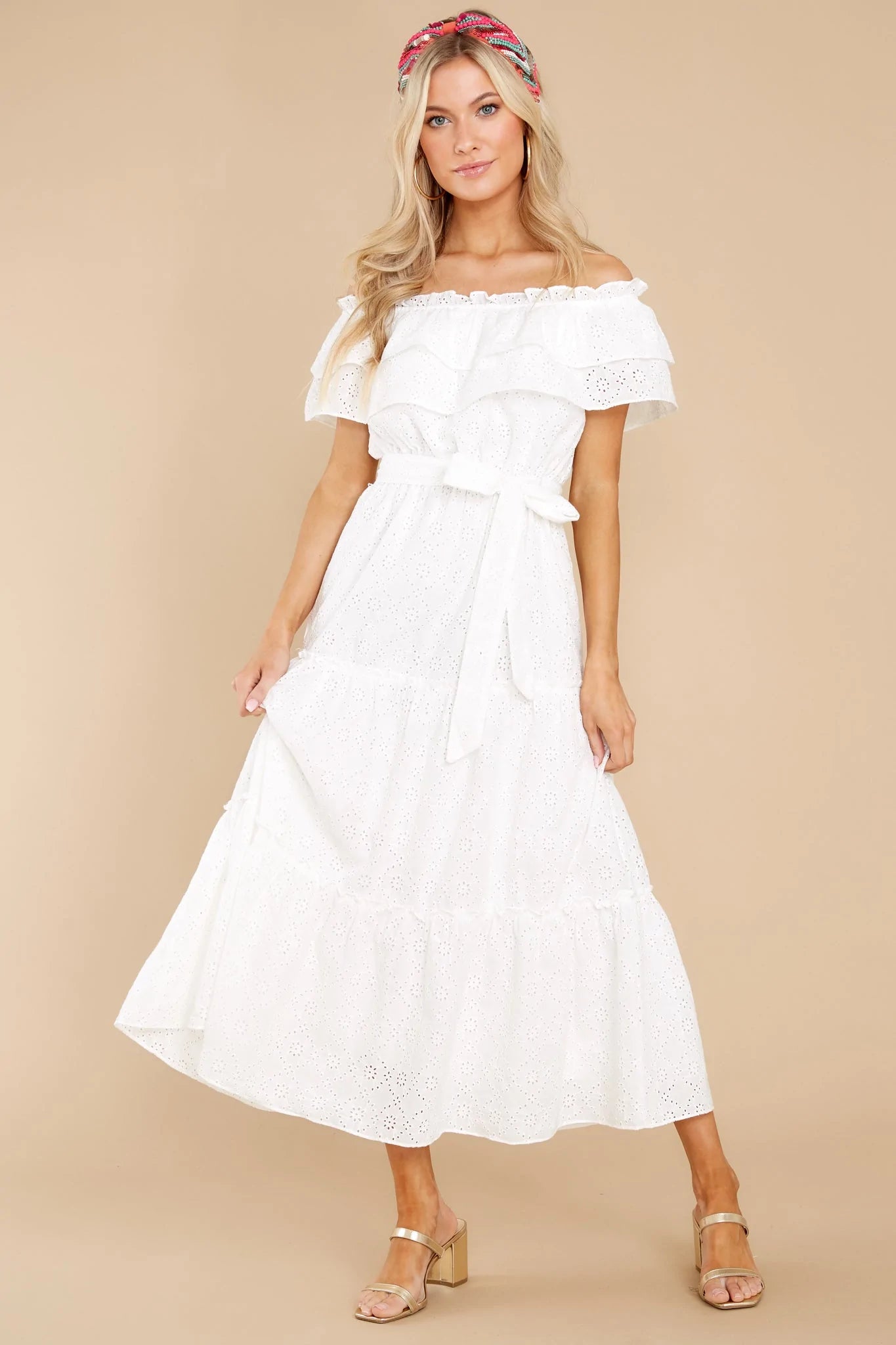 Relaxing Getaway White Maxi Dress - qrack theme