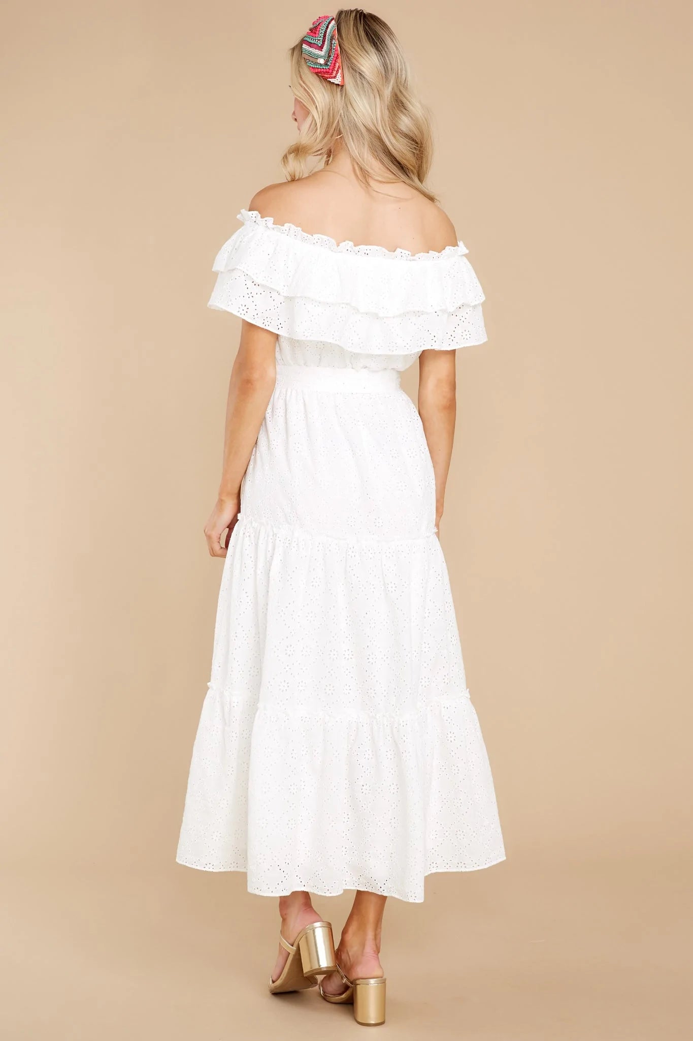 Relaxing Getaway White Maxi Dress - qrack theme