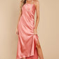 Special Treatment Coral Maxi Dress - qrack theme