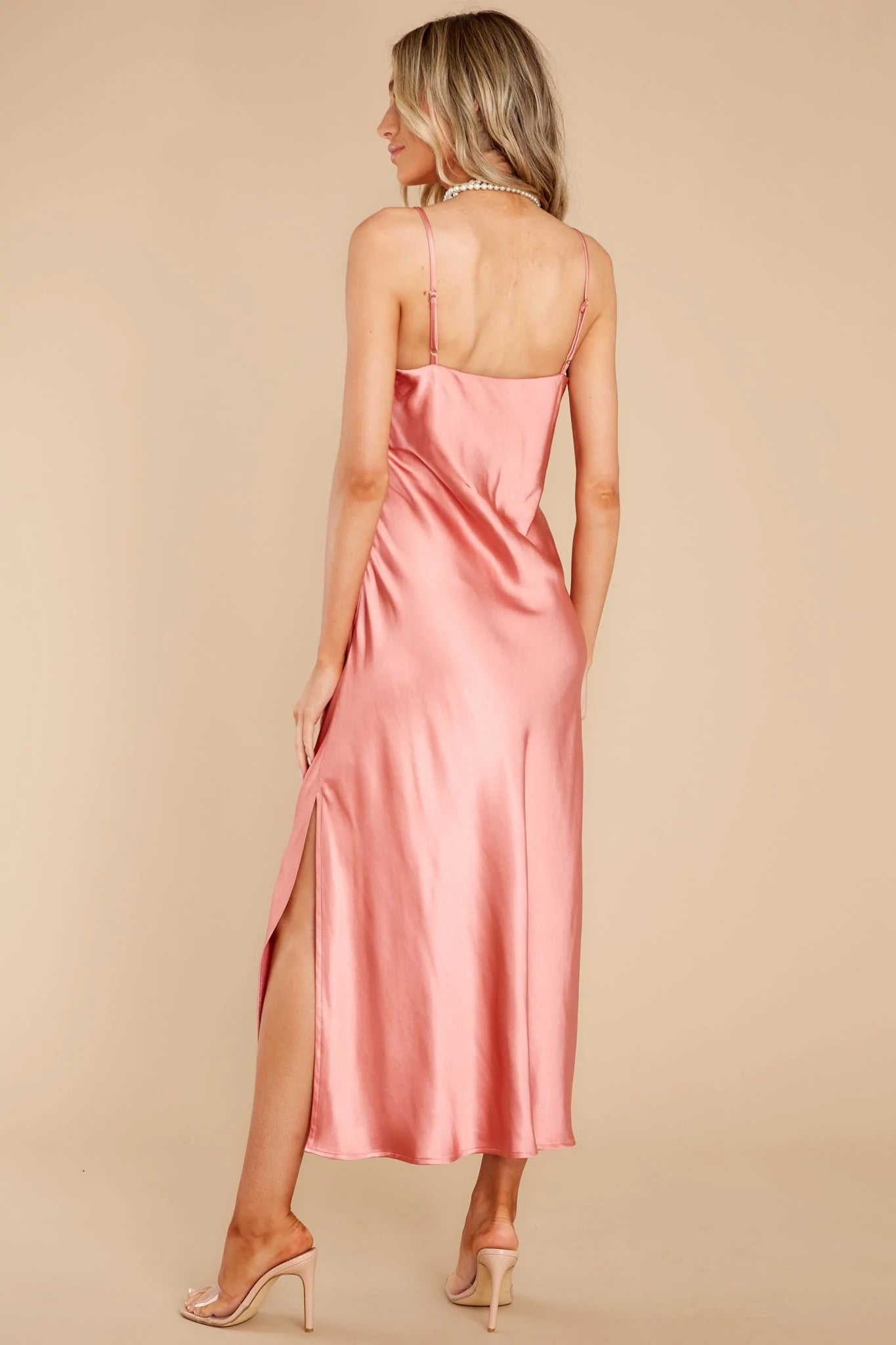 Special Treatment Coral Maxi Dress - qrack theme