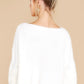 Don't Miss Out Ivory Eyelash Sweater new - qrack theme
