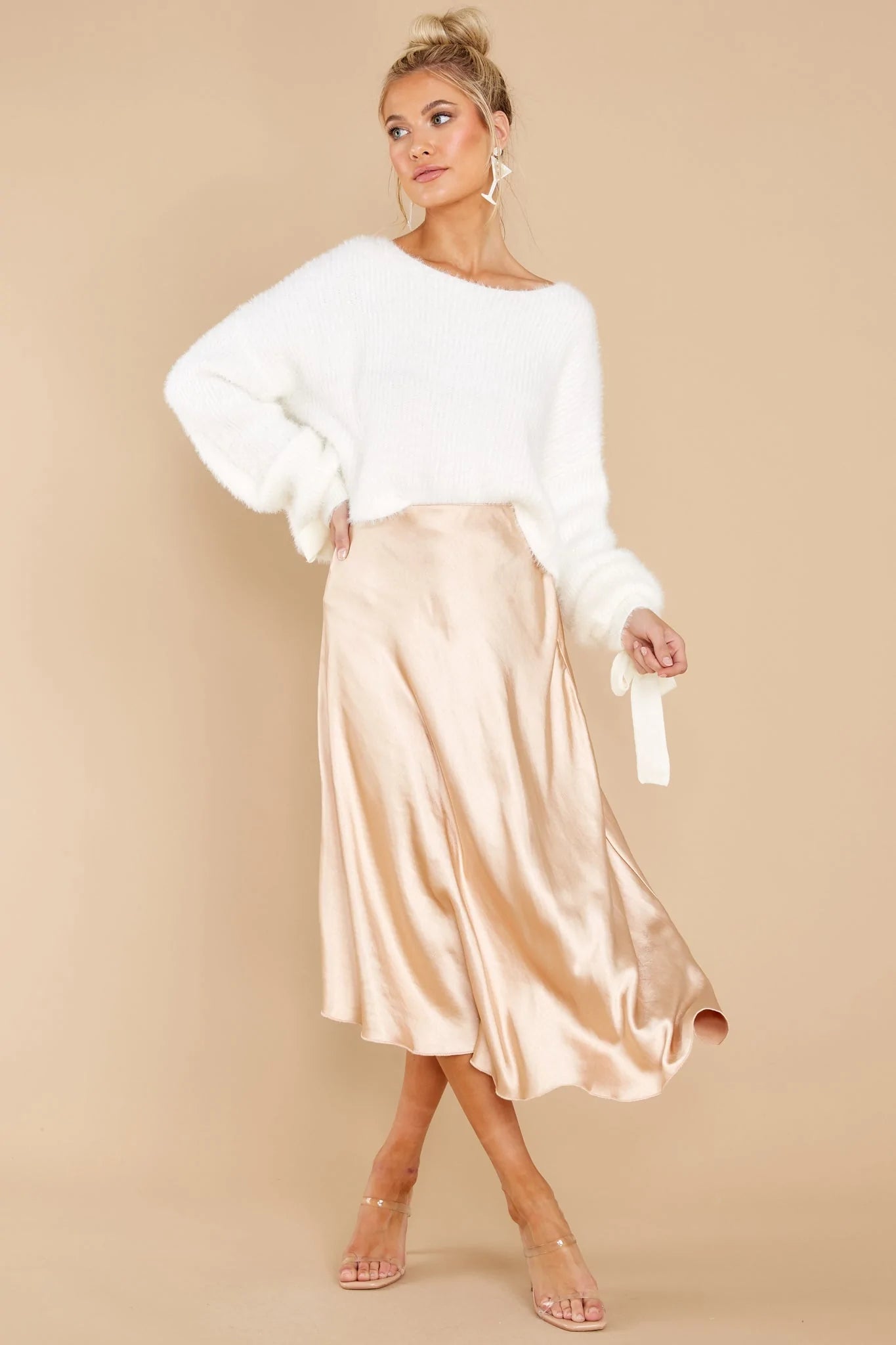 Don't Miss Out Ivory Eyelash Sweater new - qrack theme