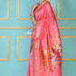 EXCLUSIVE! Traditional Pretty Powder Peach Pure Silk Double Pallu Paithani With Designer Peacocks Pallu - qrack theme