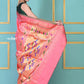 EXCLUSIVE! Traditional Pretty Powder Peach Pure Silk Double Pallu Paithani With Designer Peacocks Pallu - qrack theme