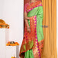 HERITAGE WEAVE ! Premium Handloom Pista Green Muniya Border Paithani  With Grand Peacock Pallu - qrack theme