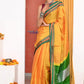 Traditional Cotton Silk Illkal Authentic Handwoven Saree,Yellow With Leaf Green Pallu - qrack theme
