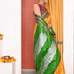Traditional Cotton Silk Illkal Authentic Handwoven Saree,Yellow With Leaf Green Pallu - qrack theme